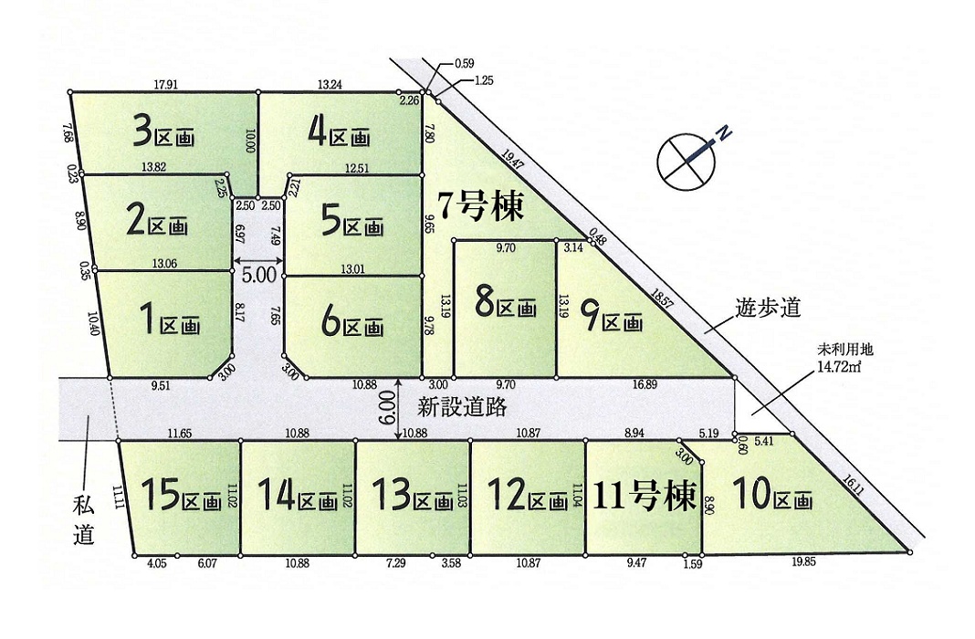 区画図(10号地) 区画図(10号地)