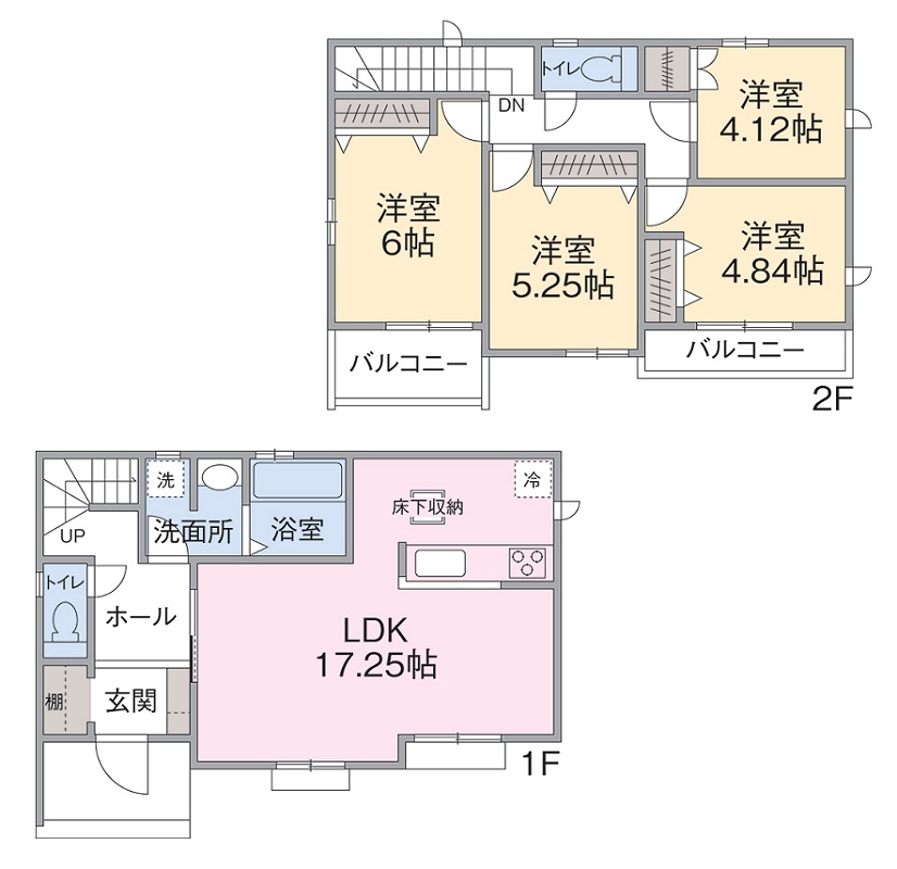 C号棟間取り C号棟間取り