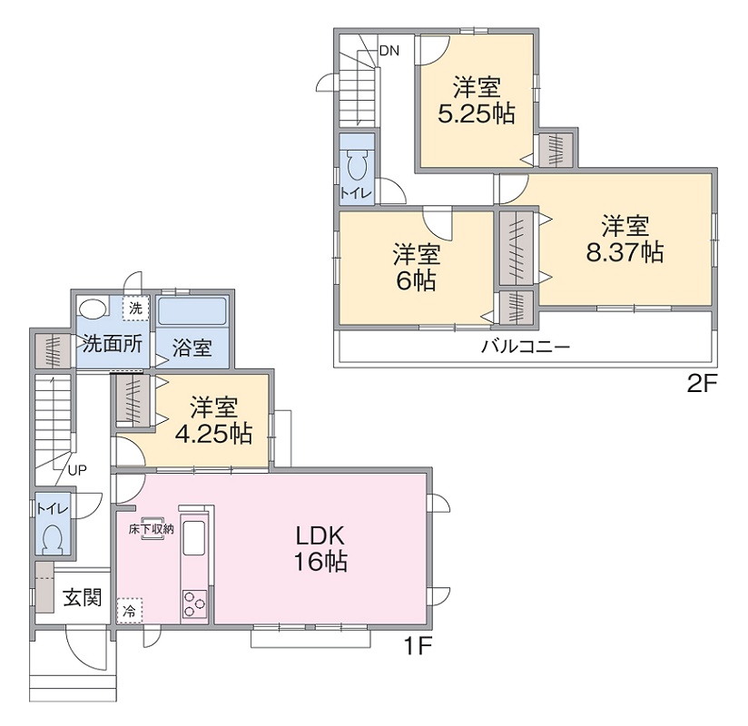 G号棟間取り G号棟間取り