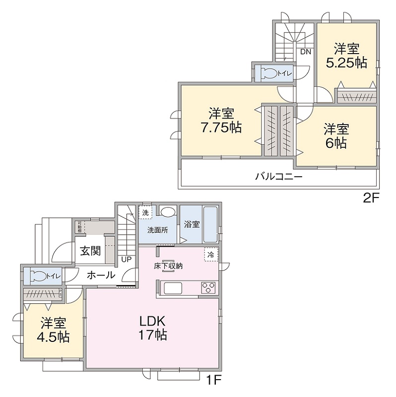 I号棟間取り I号棟間取り