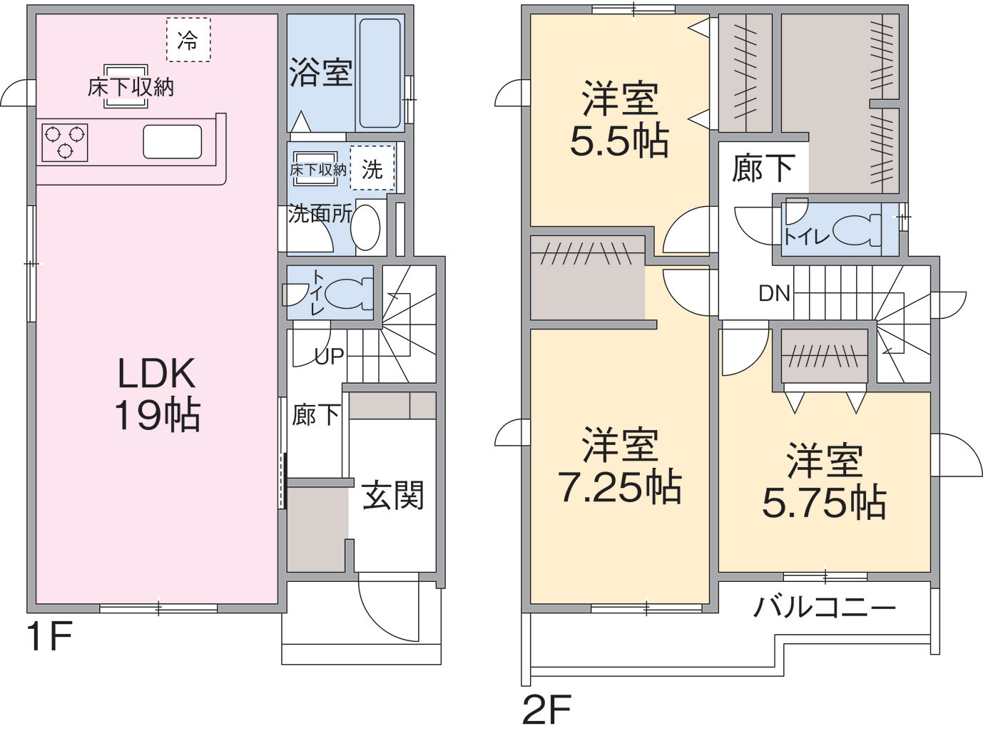 6号棟間取り図 6号棟間取り図