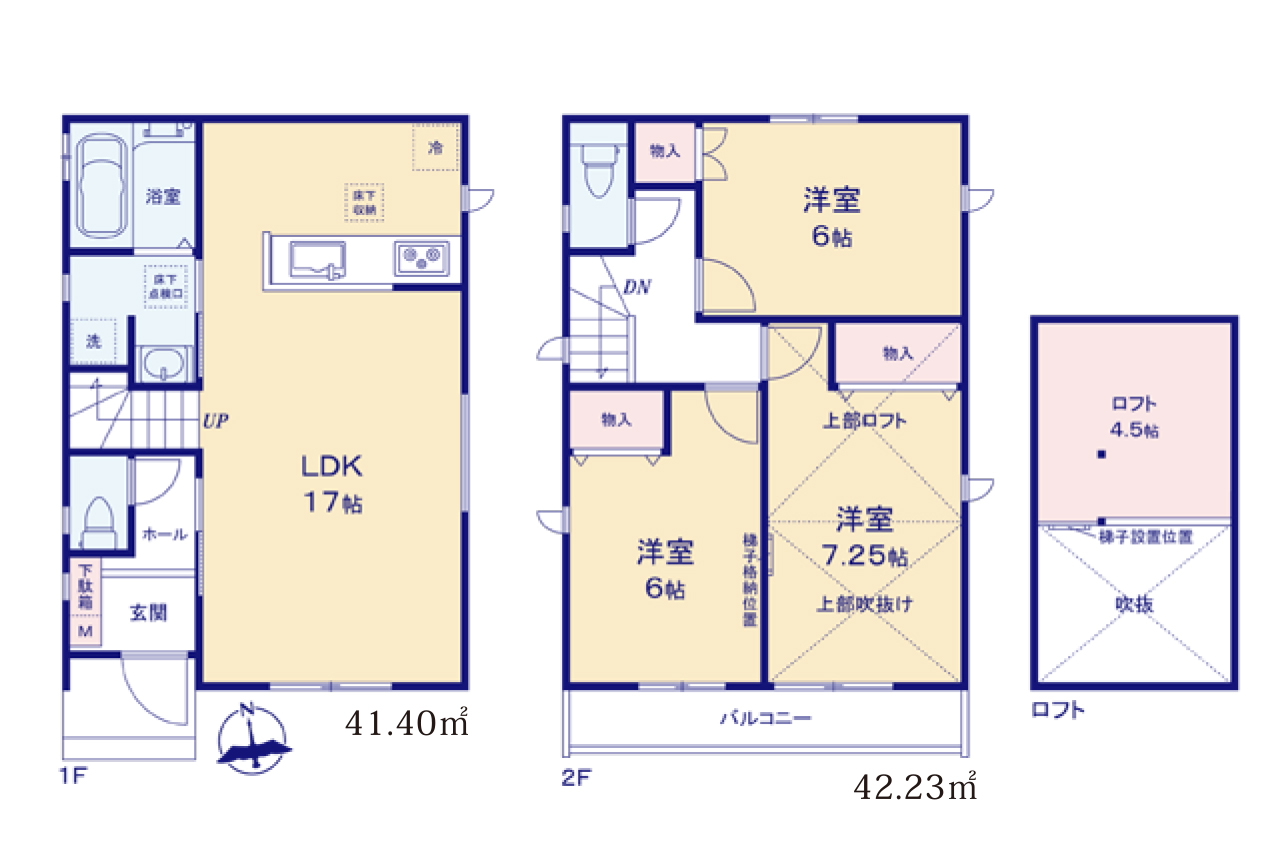 B号棟間取り B号棟間取り