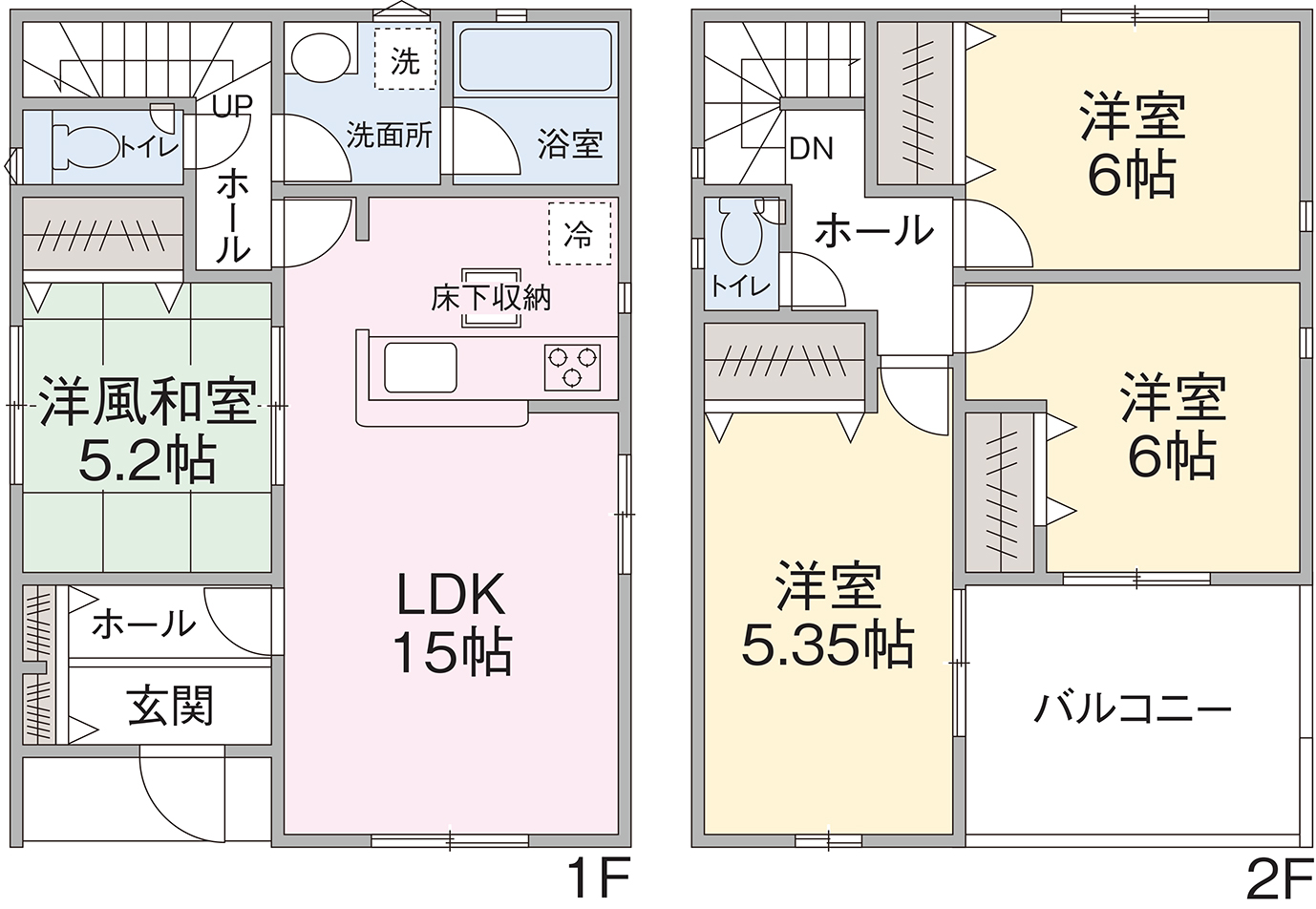 3号棟間取り 3号棟間取り
