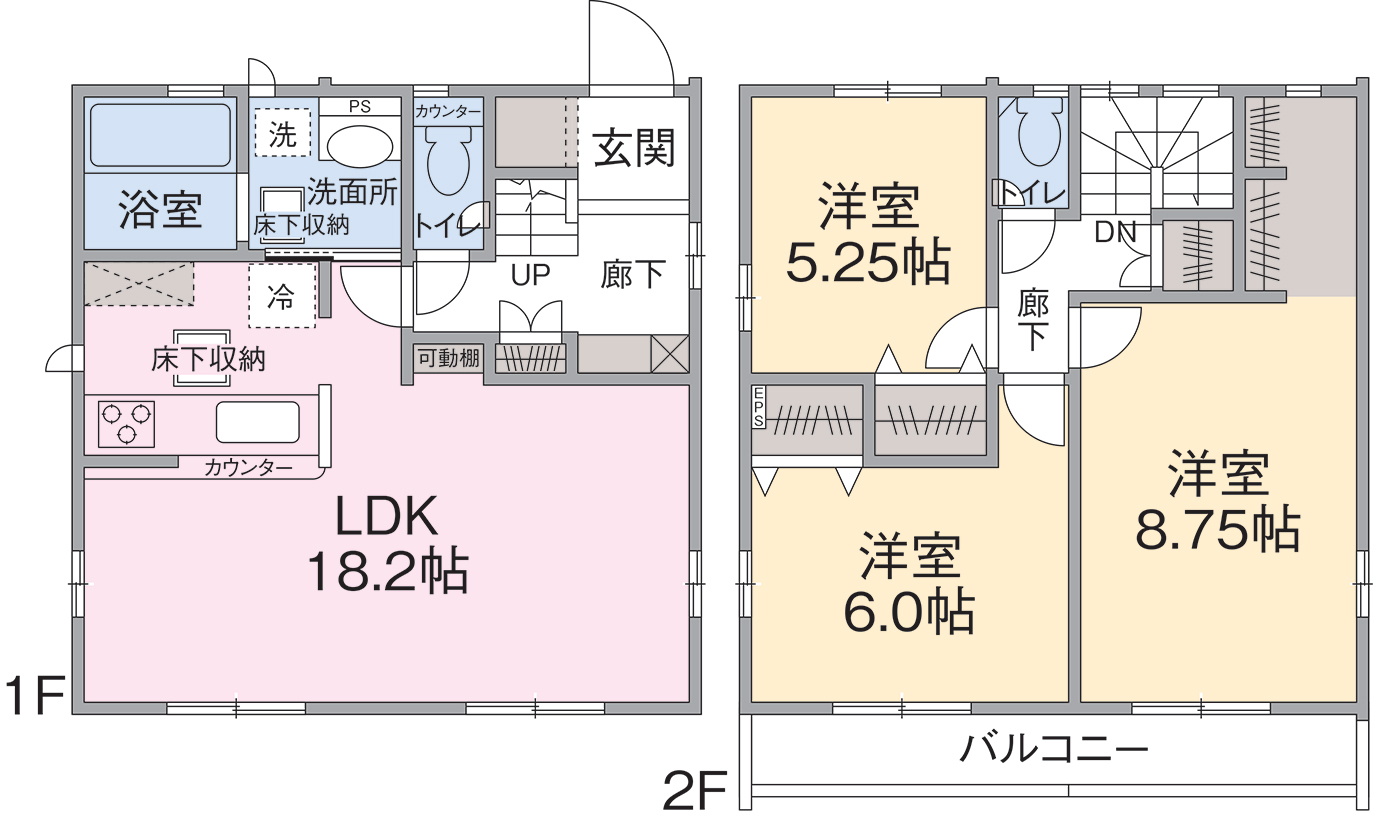 5号棟間取り 5号棟間取り