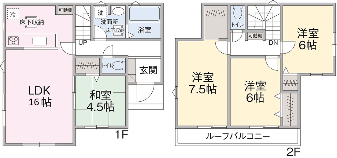 3号棟間取り図 3号棟間取り図