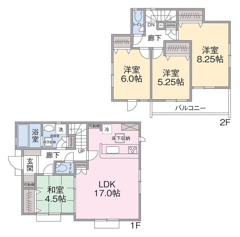 5号棟間取り 5号棟間取り