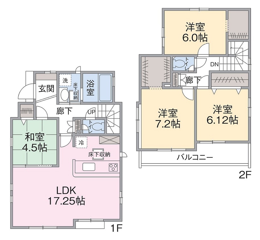 7号棟間取り 7号棟間取り