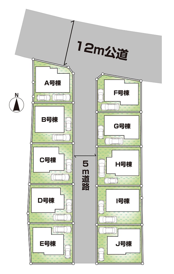 区画図(B号棟) 区画図(B号棟)