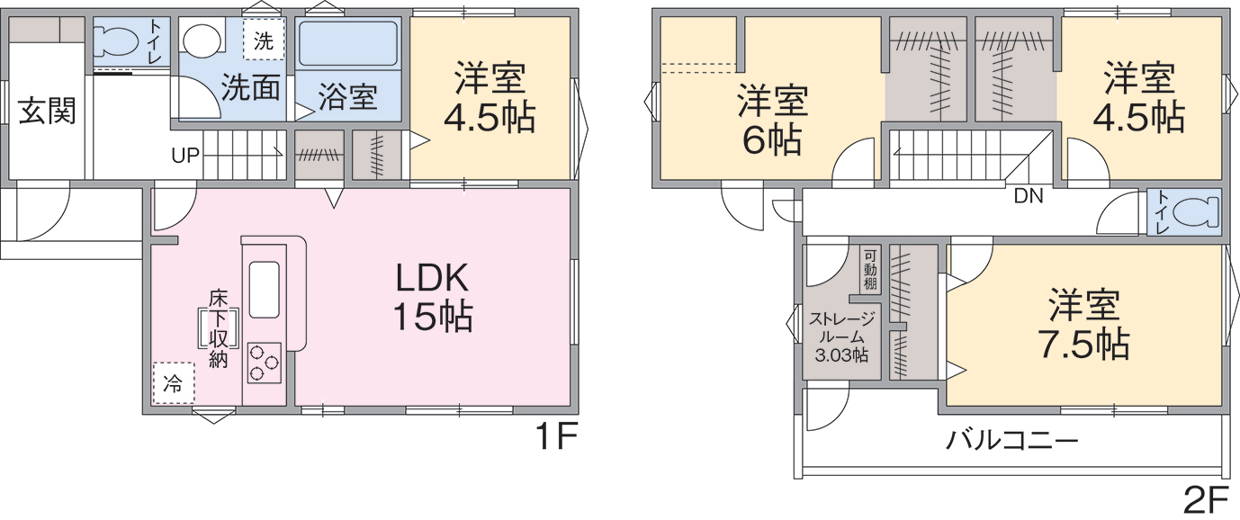 5号棟間取り図 5号棟間取り図
