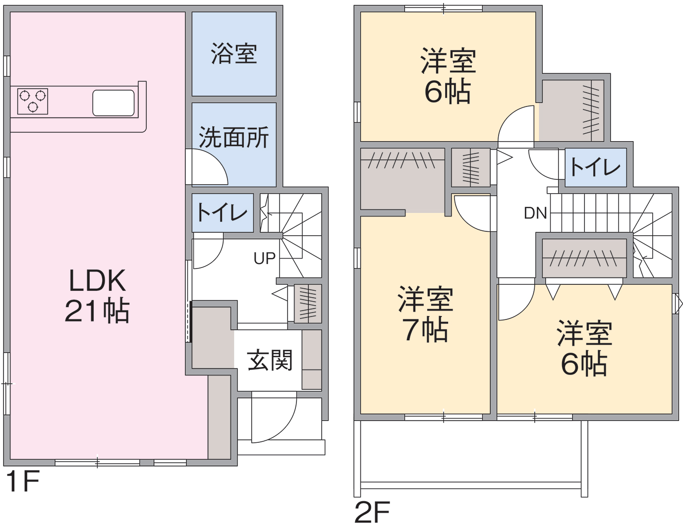2号棟間取り 2号棟間取り