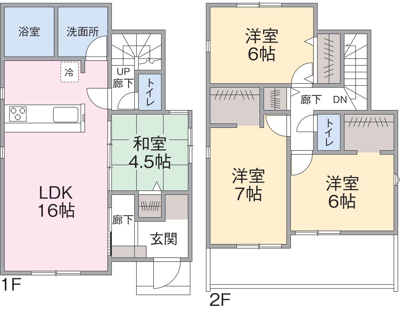 3号棟間取り 3号棟間取り