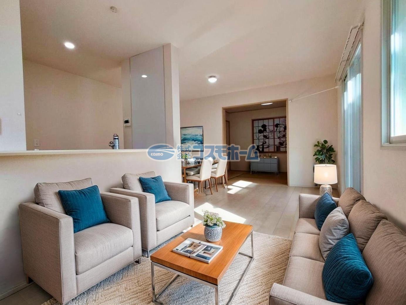 本画像はCGで作成したもので、実際には家具はありません 本画像はCGで作成したもので、実際には家具はありません