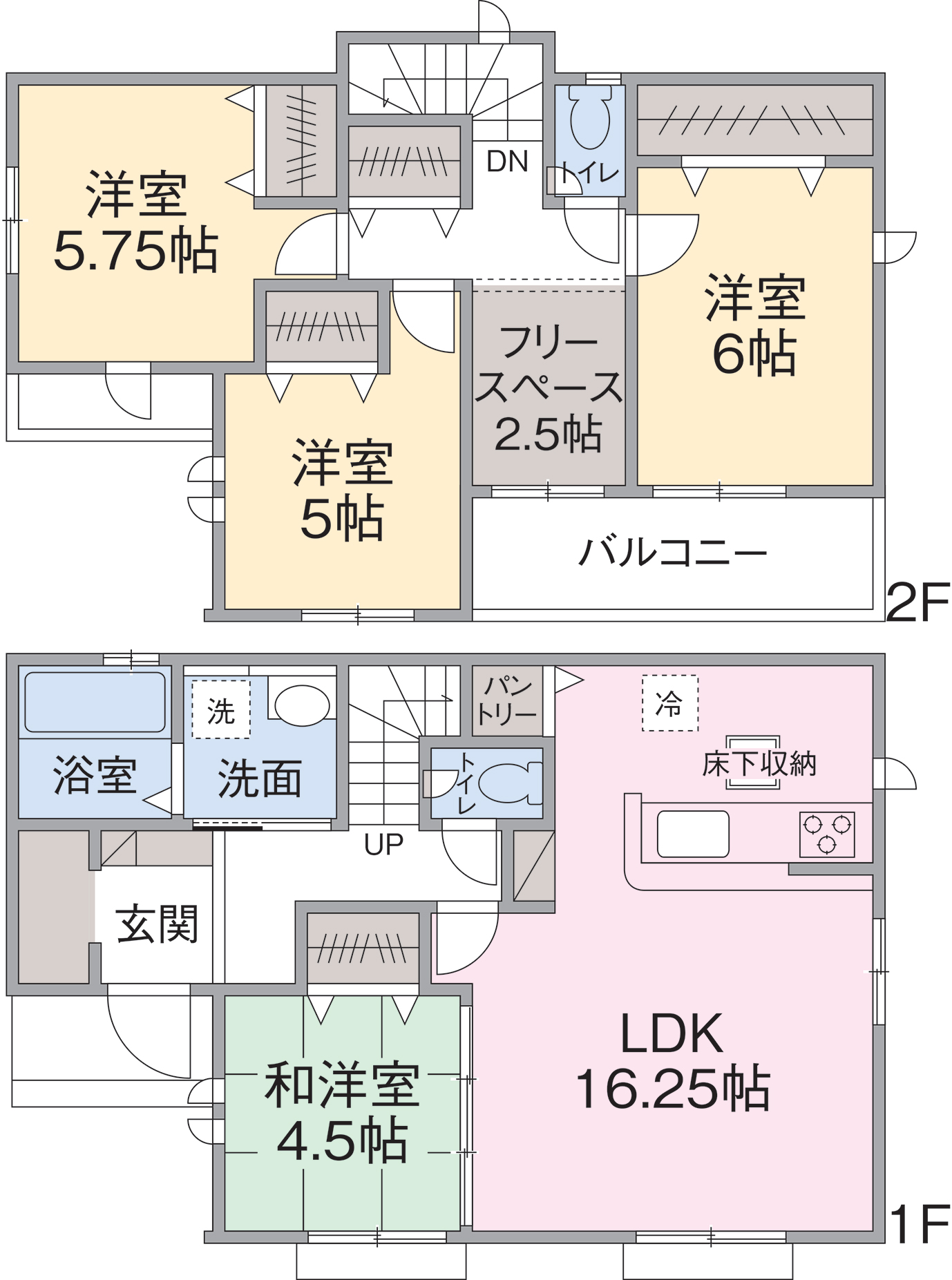 3号棟間取り 3号棟間取り