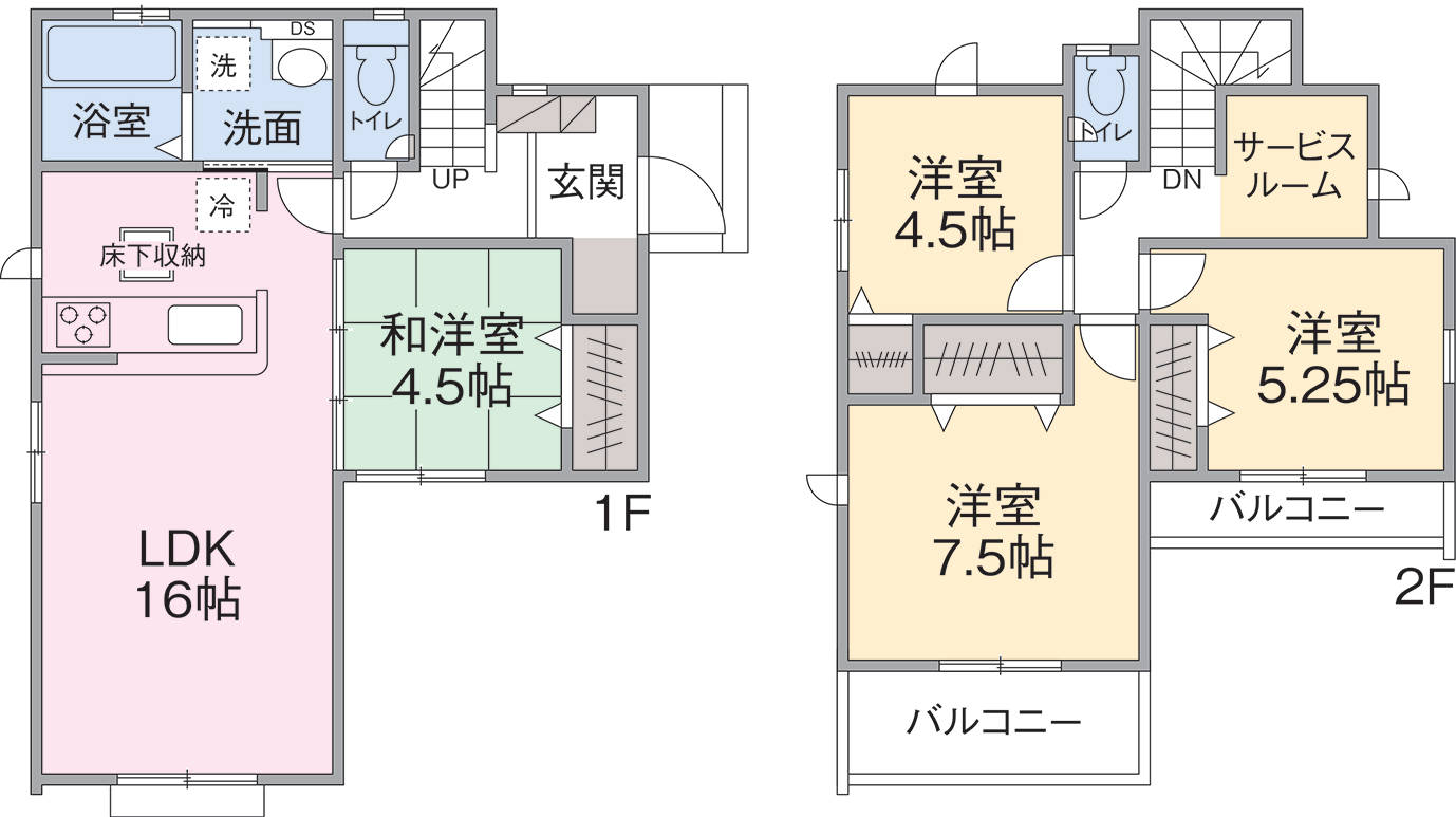 8号棟間取り 8号棟間取り