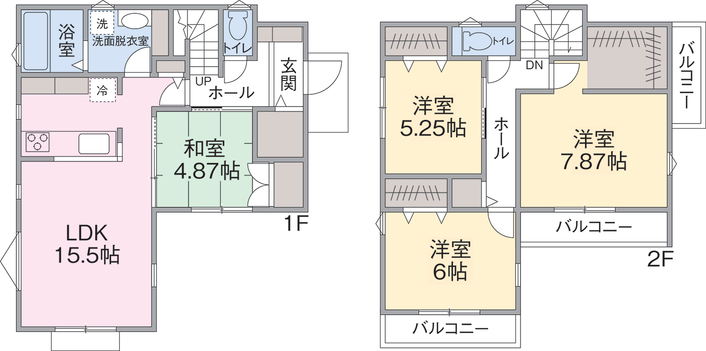6号棟間取り図 6号棟間取り図
