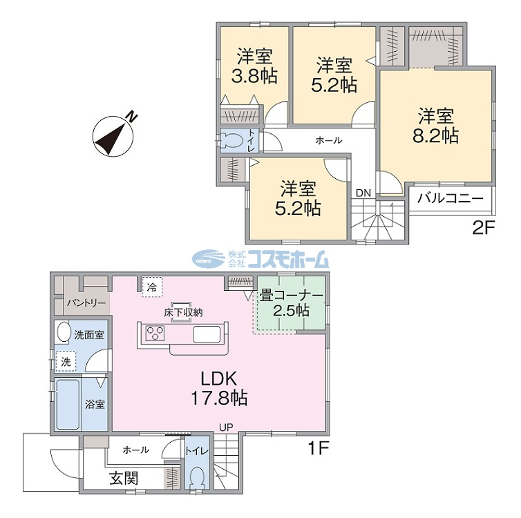 4号棟間取り 4号棟間取り