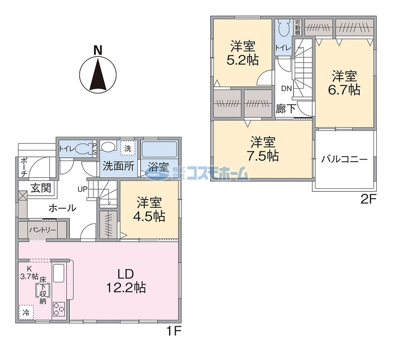 4号棟間取り 4号棟間取り