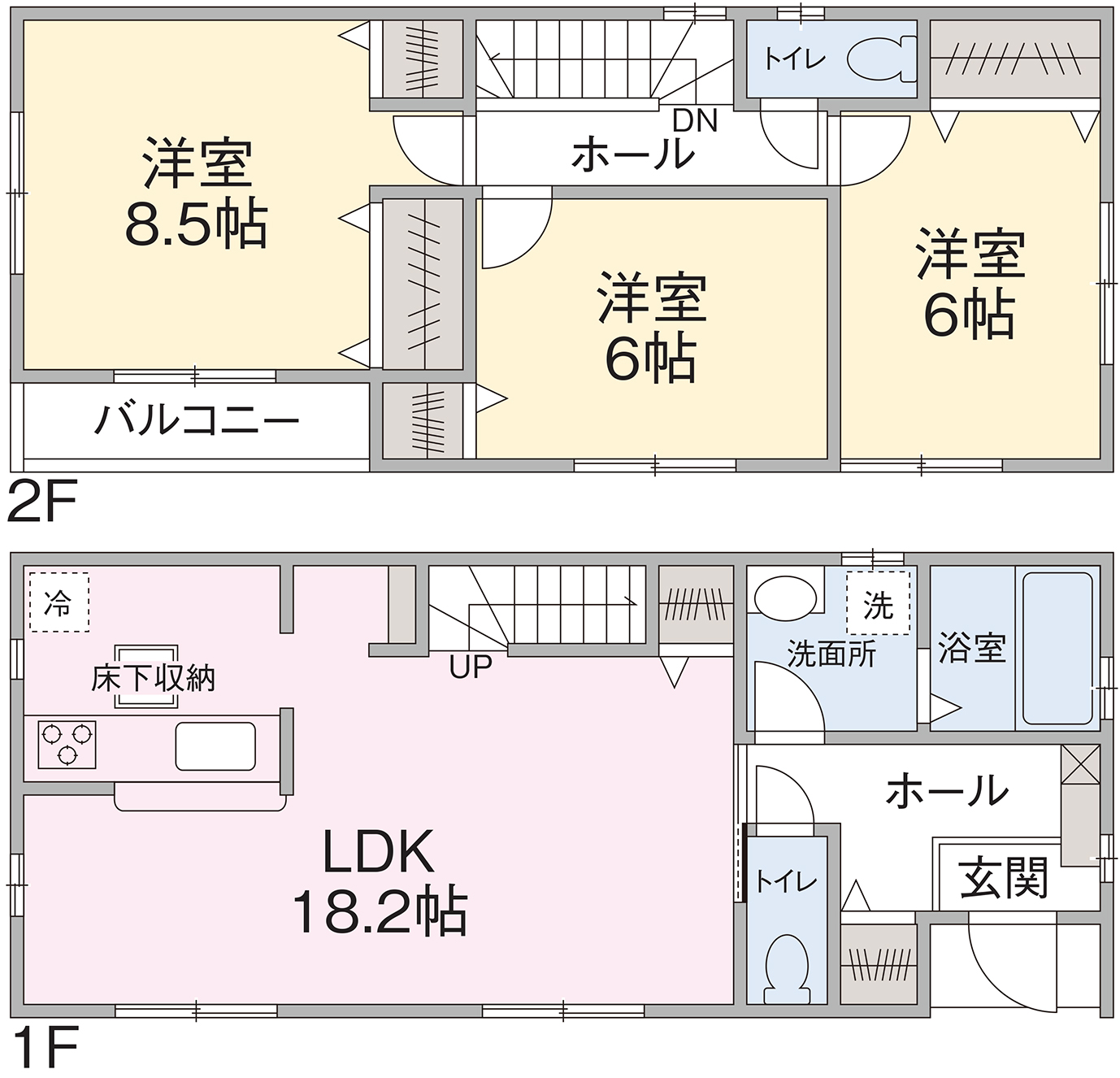 3号棟間取り図 3号棟間取り図