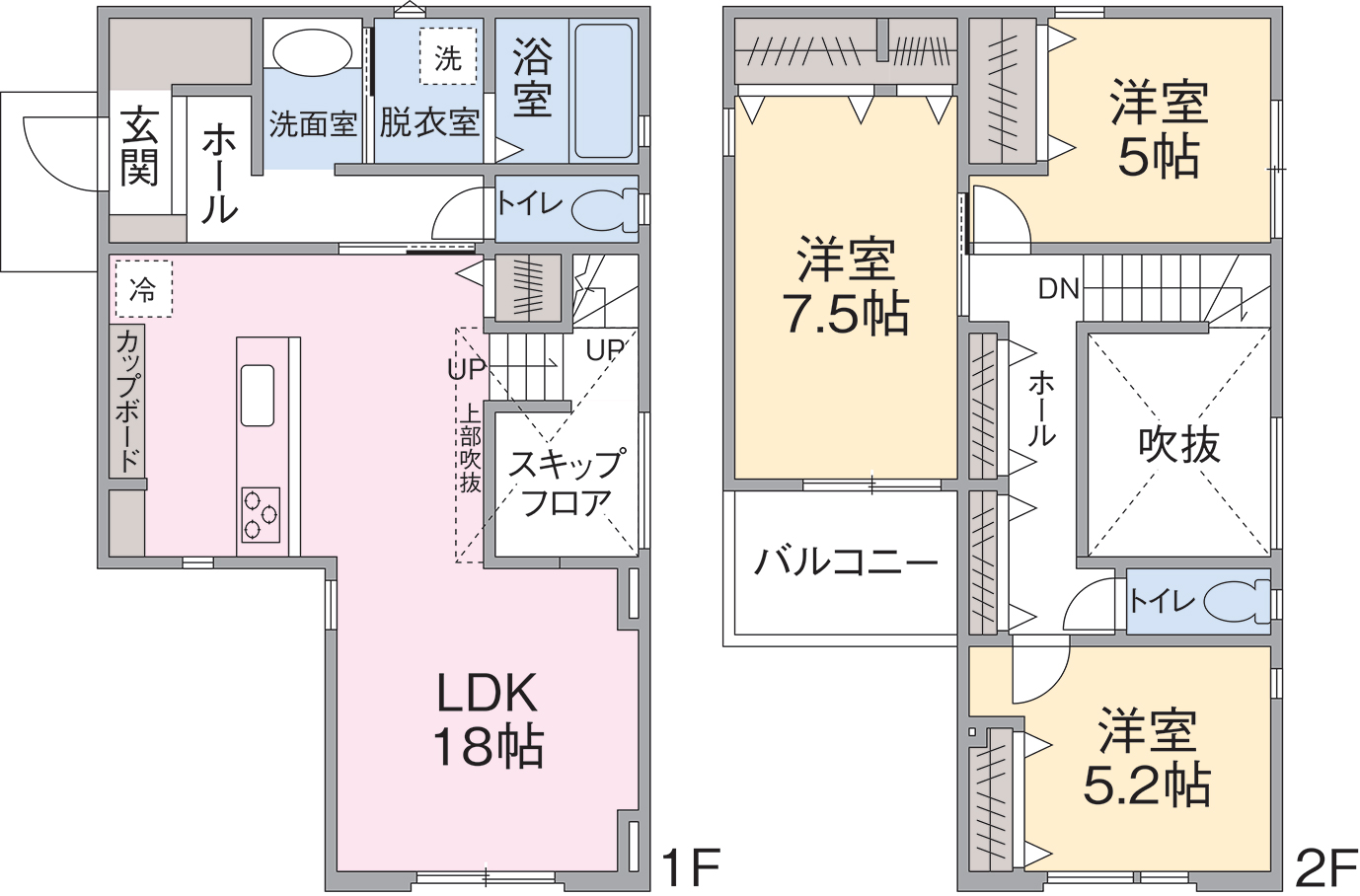4号棟間取り 4号棟間取り