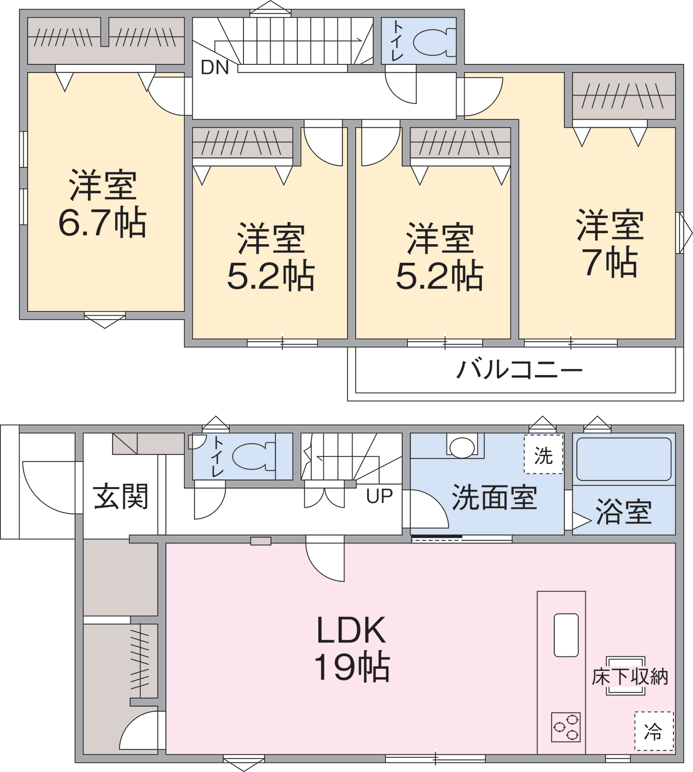 3号地参考間取り 3号地参考間取り